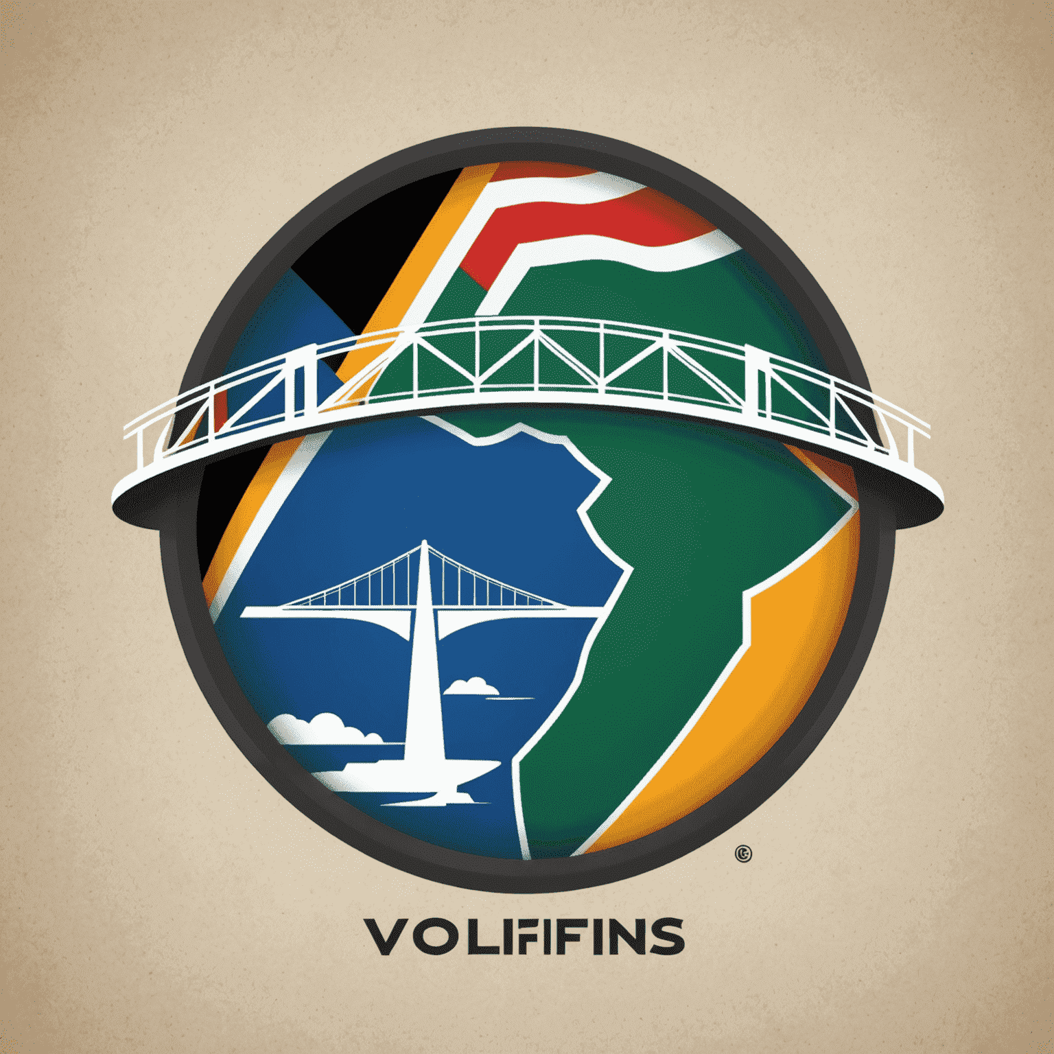 VolFinLs logo - A stylized representation of a bridge connecting South Africa to other SADC countries, symbolizing market entry strategies