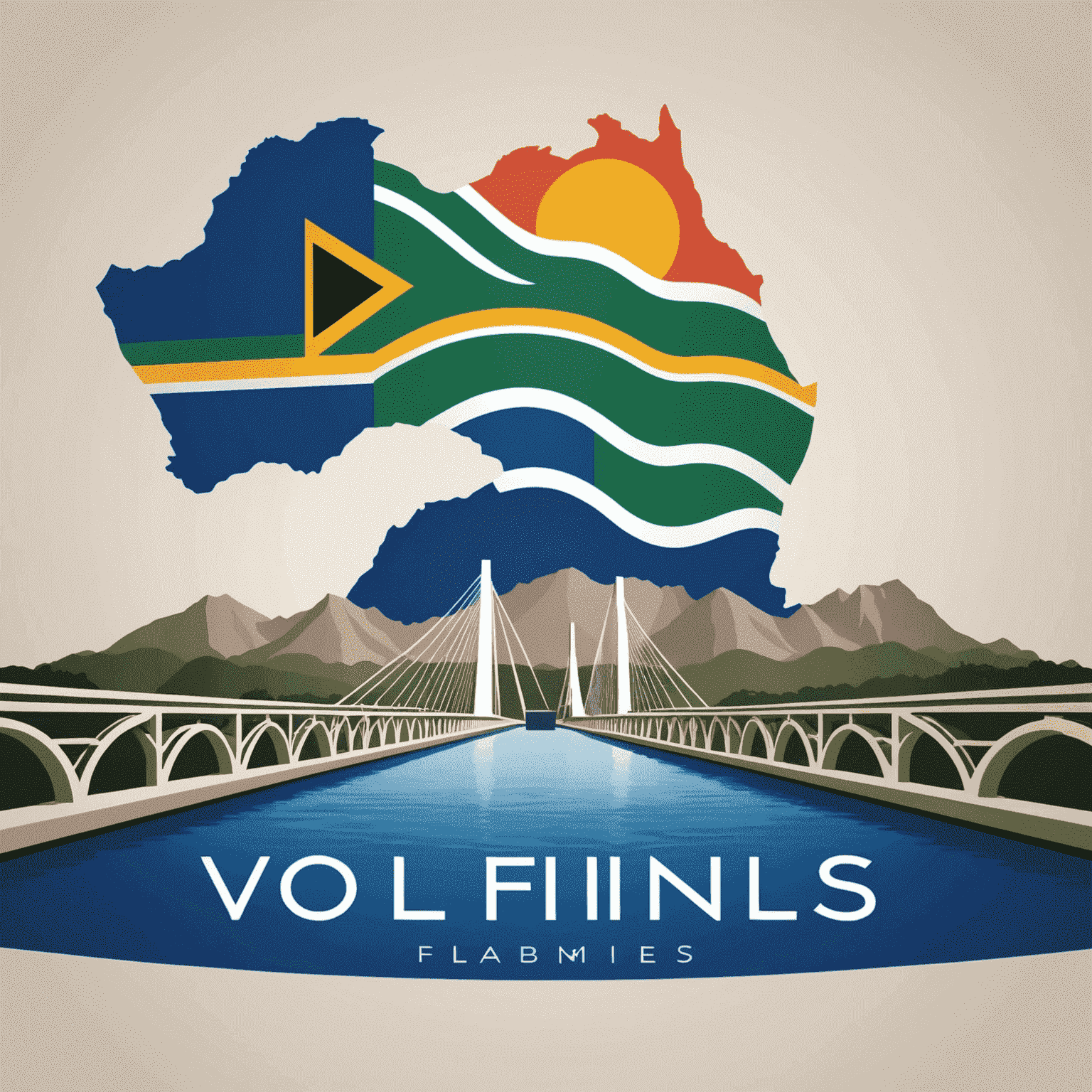 VolFinLs logo - A stylized representation of a bridge connecting South Africa to other SADC countries, symbolizing market entry strategies