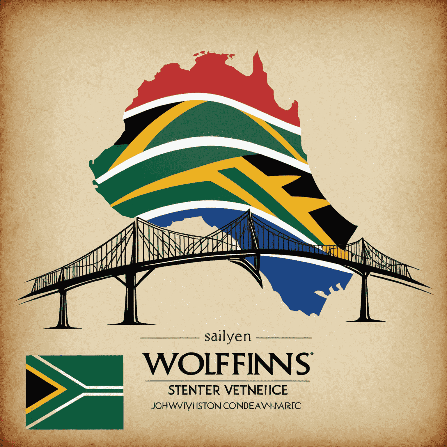 VolFinLs logo - A stylized representation of a bridge connecting South Africa to other SADC countries, symbolizing market entry strategies